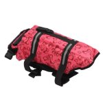 Gilet de sauvetage pour chien - surenhap - m - rose - ajustable - flottabilit� �lev�e