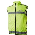 Gilet s�curit� - craft - running - jaune - adulte - mixte