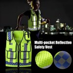 Gilet de sécurité - mioloe - fluorescent - unisexe - haute visibilité - poches pratiques Gilet de sécurité - mioloe - fluorescent - unisexe - haute visibilité - poches pratiques