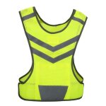 Gilet de scurit rflchissant gilet de sport gilet de scurit gilet fluorescent en cours dexcution ...