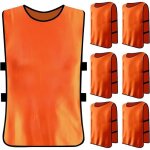 Gilet sport adultes maillots - chasuble football homme - training gilets pratique basket - orange Gilet sport adultes maillots - chasuble football homme - training gilets pratique basket - orange