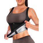 Gilet de sudation femme sauna - marque - taille trainer - noir - fitness - sans manche