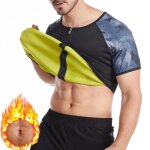 Gilet de sudation pour homme - demeuble - t - shirt dbardeur fitness - manches courtes - noir