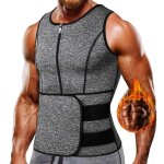 Gilet de sudation homme sauna noprne pour minceur ceinture de sudation fitenes sports dbardeur gris ...