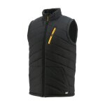 Gilet de travail matelass� sans manches caterpillar - noir
