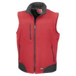 Gilet sans manches de travail softshell result - noir
