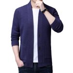 Gilet en tricot homme manches longues cardigan col v couleur unie pour printemps et automne - insfity ... Gilet en tricot homme manches longues cardigan col v couleur unie pour printemps et automne - insfity ...