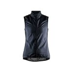 Craft essence light wind - gilet v�lo femme sans manches coupe - vent d�perlant noir
