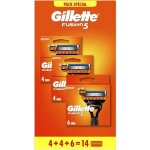 Gillette 14 lames de rasoir fusion 5 m�ga pack economique