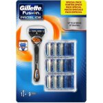 Gillette rasoir fusion proglide flexball avec 9 recharges