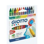 Crayons cire - giotto - Étui de 12 - lavable - mixte - À partir de 3 ans Crayons cire - giotto - Étui de 12 - lavable - mixte - À partir de 3 ans