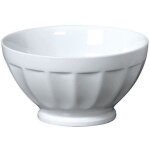 Girard - bol � c�tes - 16 cm - blanc