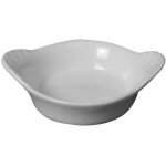 Girard - mise en bouche - mini cr�me br�l�e - 9 cm - blanc