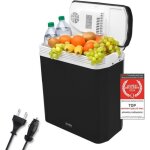 Glacire lectrique 24l bote glacire 12220 v - portable voiture camping - glaciere electrique voiture noir ...