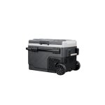 Glacire lectrique  compresseur steamy - e sur roulettes - double zone - 40 litres - 12v et 230v - ...
