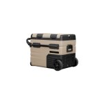 Glacire lectrique  compresseur steamy - e sur roulettes - double zone - 45 litres - 12v et 230v - ...