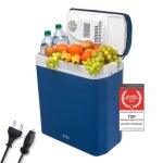 Glacière électrique - tzs first austria - portable voiture camping - 20l - bleu Glacière électrique - tzs first austria - portable voiture camping - 20l - bleu