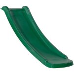 Glissi�re de toboggan avec vague en pehd toba 120cm vert fonc�