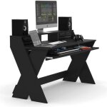 Glorious dj sound desk pro black mobilier de studio