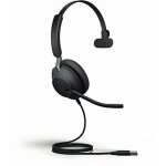 Casque micro - gn audio - jabra evolve2 40 se - usb - a - sur - oreille - suppresseur de bruit actif