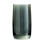 Verre forme haute 33cl shiny graphite luminarc - lot de 4 verres
