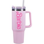 Gobelet isotherme - paladone - barbie - acier inoxydable - 12 l - rose