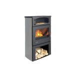 Godin po�le � bois 11kw gris argent - 362115cgrisarg