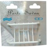 Godonnier porte - savon avec grille et fil plastique - blanc