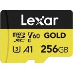 Carte mmoire - lexar - micro sd 256go v60 - classe 10 - vitesse de lecture v60 - compatible appareils ...