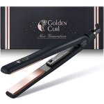 Fer � lisser 2 en 1 - golden curl - gl829 - tourmaline - temp�rature jusqu� 230�c - couleur rose