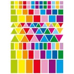 M�gacr�a diy - gommettes mix g�om�triques de 1 � 4 cm x 324 pi�ces