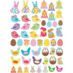 Gommettes p�ques de 1 � 35 cm 106 pi�ces