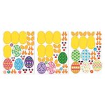 Gommettes poussins de p�ques 12 poussins � cr�er 132 pi�ces