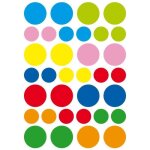 M�gacr�a diy - gommettes rondes de 3 � 45 cm x 102 pi�ces