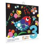 Gommettes rondes - my arts & crafts ? ds 3 ans - 4 tableaux - kit loisir cratif enfant