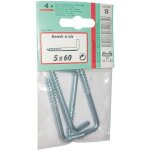 Gond  vis - acier zingu - 4x50 mm