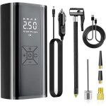 Gonfleur pneus voiture sans filpuissant compresseur � air portatif fil avec lumi�re ledmini compresseur ...