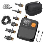 Gonfleur sans fil - 8000 mah compresseur  air portatif - clairage gonflable 2 en 1 - cran lcd - gonfleur ...