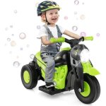 Goplus 6v moto �lectrique enfants fonctions bulles scooter enfant avec musique et phare led charge 30kg ...
