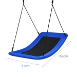 Goplus balan�oire nid d?oiseau pour enfantscharge max 150 kgbalan�oire incurv�e avec corde r�glablepour ...