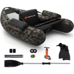 Goplus bateau pneumatique gonflable 1 place bateau de p�che en pvc flottant de dossier r�glable charge ...