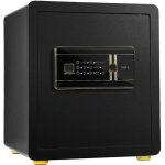 Goplus coffre - fort de s�curit� avec serrure � combinaisoncoffre - fort avec syst�me dalarme et fonction ...