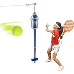 Goplus entraineur de balle de tennis de r�glable en hauteur balle de tennis & 2 raquettes jeu de swing ...