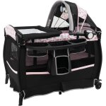 Goplus lit parapluie b�b� 0 - 3 ans pliable avec matelastable � langerbo�te � musiquesac - roues verrouillable ...