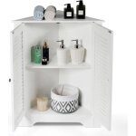 Goplus meuble dangle armoire dangle avec porte � volet & �tag�re r�glable assez despace de rangement ...