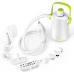 Goplus nettoyeur vapeur � main 1000w 3 bars de pression nettoyage � vapeur portable de r�servoir deau ...