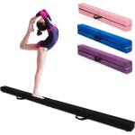 Goplus poutre d�quilibre 210 cm poutre de gymnastique pliable poutre portable avec poign�es charge 70 ...