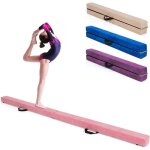 Goplus poutre d�quilibre 210 cm poutre de gymnastique pliable poutre portable avec poign�es charge 70 ...