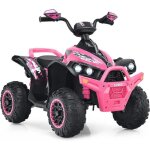 Goplus quad �lectrique 4x4 enfant 3 - 8 ans avec 2 vitesses r�glablesvoiture �lectrique 1 place avec ...