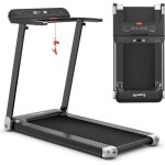 Goplus tapis de course �lectrique pliable vitesse 1 - 12 km / h 550w moteur silensieux �cran lcd bluetooth ...